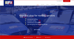 Desktop Screenshot of dfrroofing.co.uk